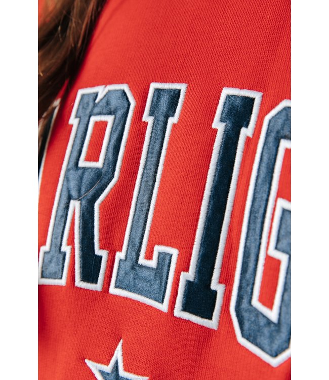 Colourful Rebel tarlight Patch Dropped Shoulder Sweat