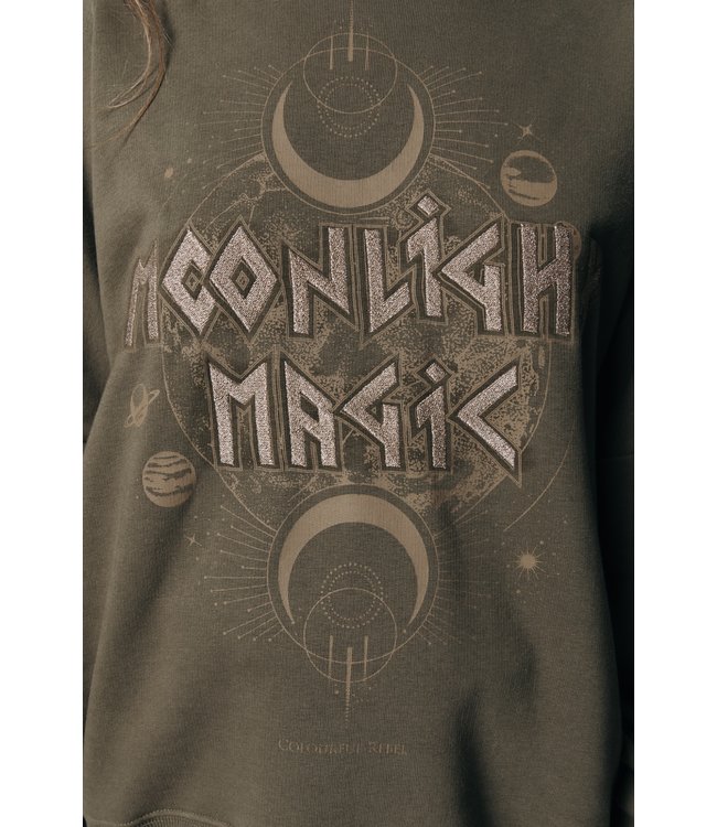 Colourful Rebel Moonlight Magic Embro Drop. Sh. Sweat