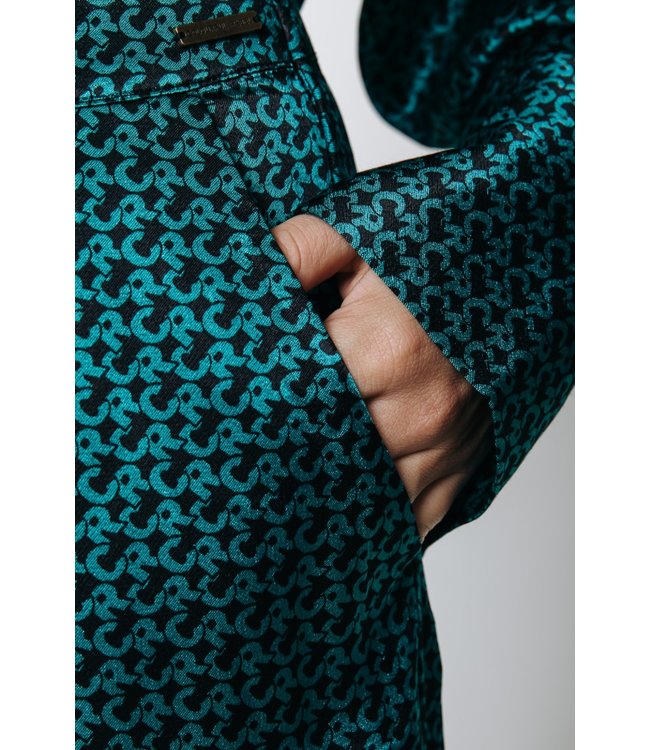 Colourful Rebel Jada Allover CR Satin Straight Pants