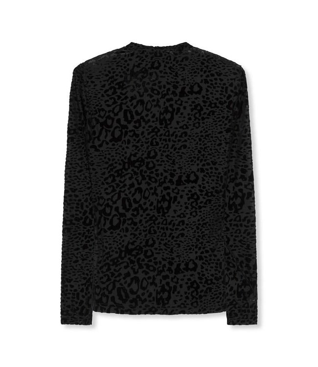 Refined Department ladies woven leopard velvet longsleeve JUDY