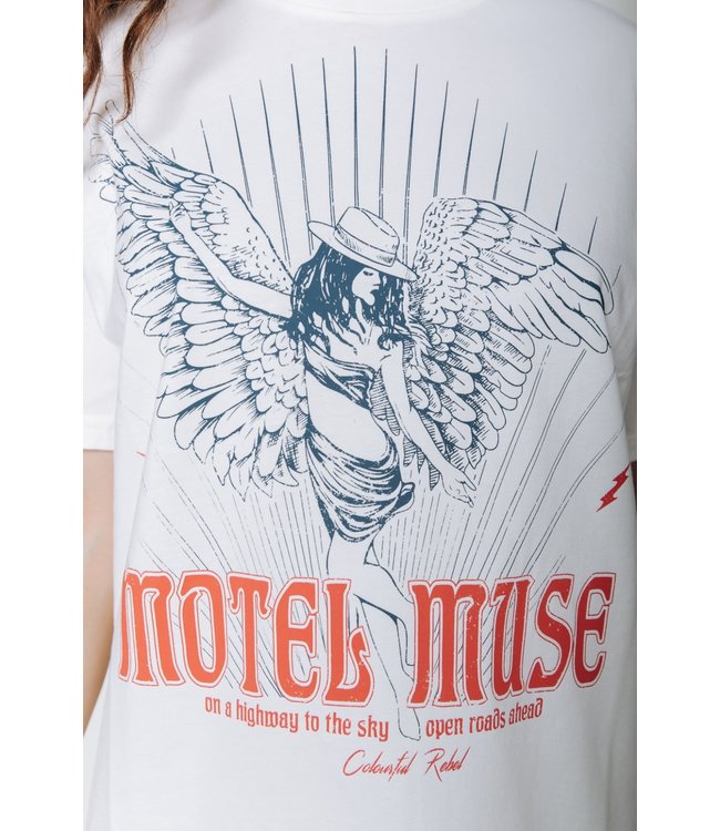Colourful Rebel Motel Muse Loosefit Tee