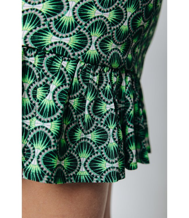 Colourful Rebel Ina Graphic Smock Mini Skirt