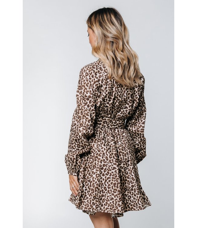 Colourful Rebel Minon Leopard Mini Dress
