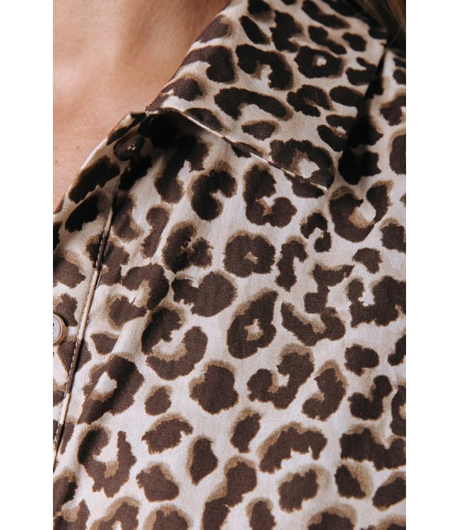 Colourful Rebel Minon Leopard Mini Dress