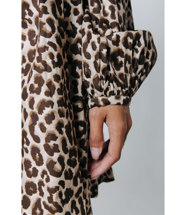 Colourful Rebel Minon Leopard Mini Dress