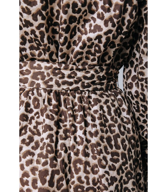 Colourful Rebel Minon Leopard Mini Dress