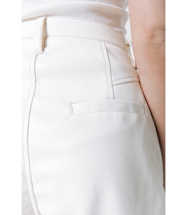 Colourful Rebel Linde Faux Leather Short