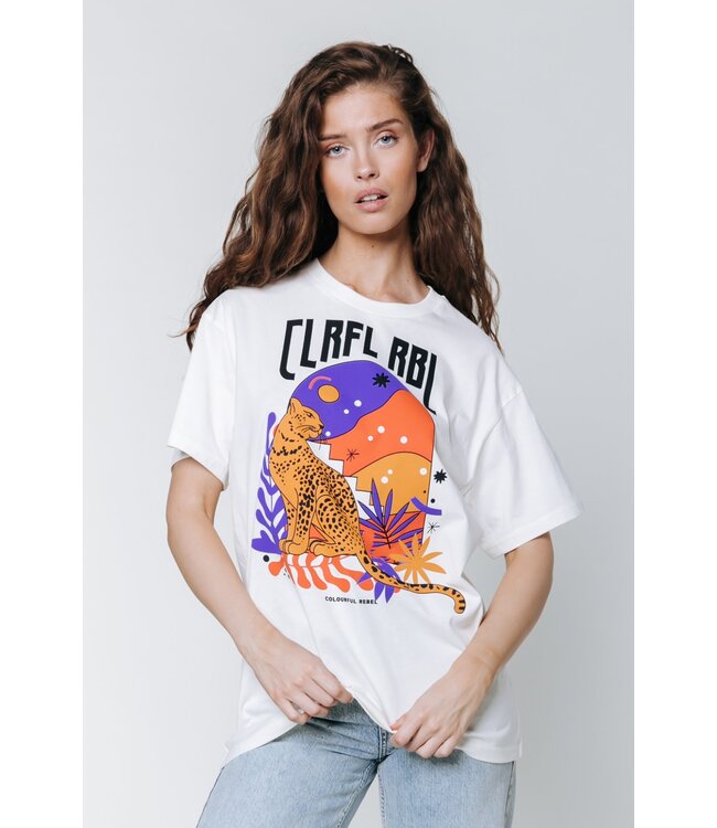Colourful Rebel Panther Moon Loosefit Tee