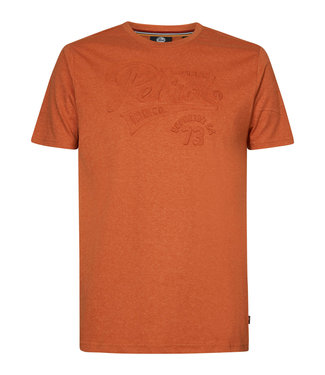 Petrol Men T-Shirt SS embossing