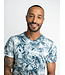 Petrol Men Flower T-Shirt SS V-Neck