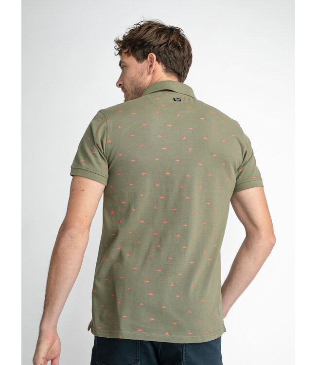 Petrol Men Polo With Shark Short Sleeve