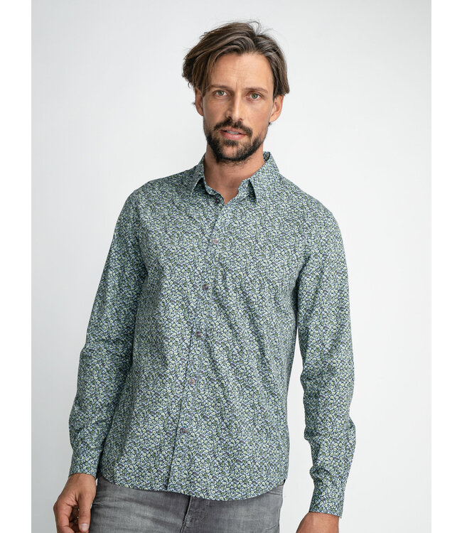 Petrol Men Shirt Long Sleeve AOP 417