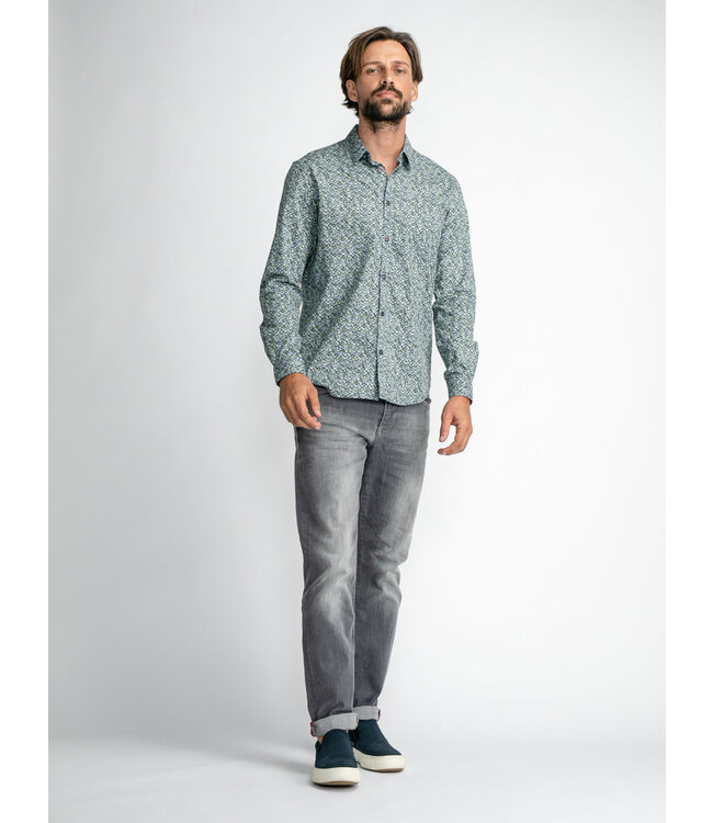 Petrol Men Shirt Long Sleeve AOP 417
