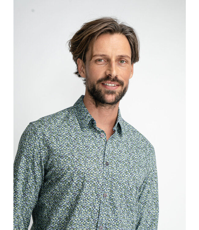 Petrol Men Shirt Long Sleeve AOP 417