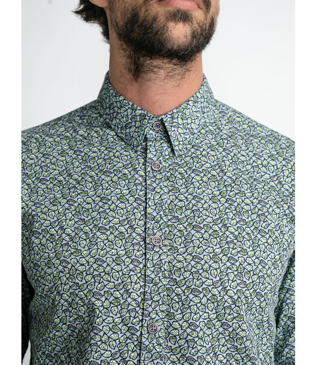 Petrol Men Shirt Long Sleeve AOP 417