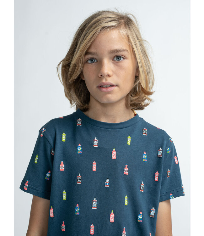 Petrol Boys Bottle T-Shirt SS AOP