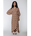 Colourful Rebel Alice Graphic Fan Maxi Wrap Dress