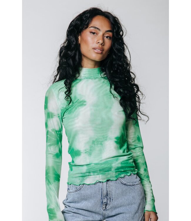 Colourful Rebel Neyo Tie Dye Mesh Top