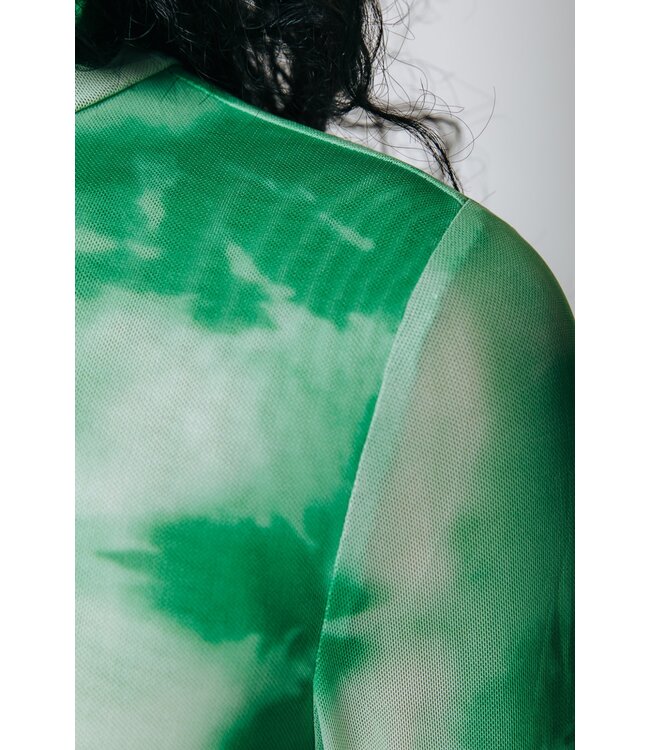 Colourful Rebel Neyo Tie Dye Mesh Top