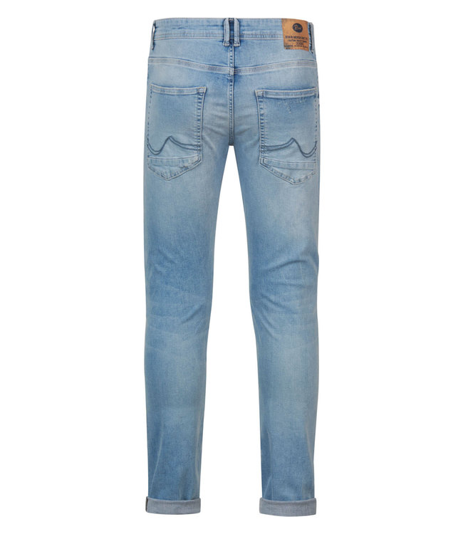 Petrol Seaham - Slim fit Ripped Repaired