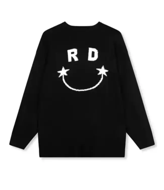 Refined Department ladies knitted oversized smiley sweater FAYEN