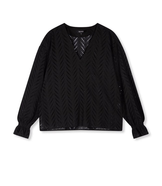 Refined Department ladies woven relaxed blouse JENNA