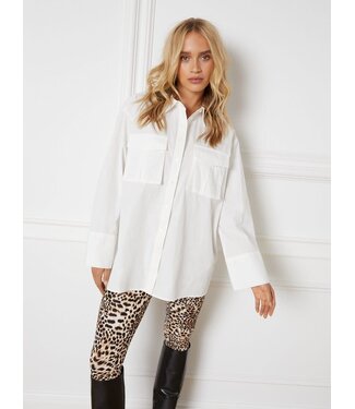 Refined Department ladies woven oversized blouse OLIVIA