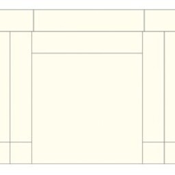 Frisiantiles Art deco standaard patroon 2