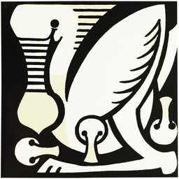 Frisiantiles Art deco tegel Lepelaar