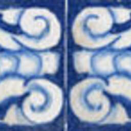 Frisiantiles Randdecor bladmotief