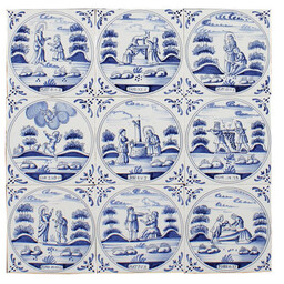 Frisiantiles Tegels Bijbelse voorstellingen  A 1-9