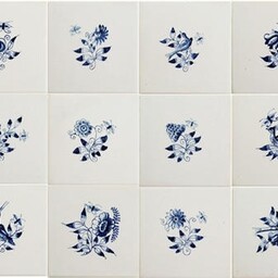 Frisiantiles Tegels bloemen klein 1-12