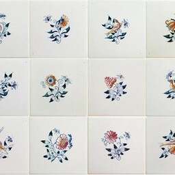 Frisiantiles Tegels bloemen klein kleur 1-12