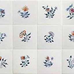 Frisiantiles Tegels bloemen klein kleur 13-24