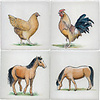 Tegels boerderijdieren kleur 13-16
