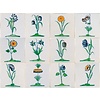 Tegels Collaertbloemen 1-12
