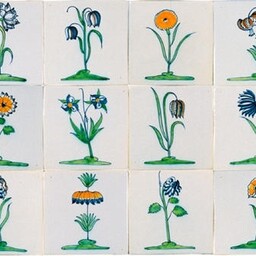 Frisiantiles Tegels Collaertbloemen 1-12