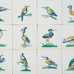 Frisiantiles Tegels Collaertvogels 1-12