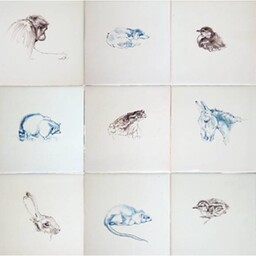 Frisiantiles Tegels dieren 1-10