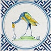 Tegels Harlinger vogels 1-6