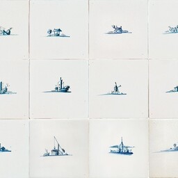 Frisiantiles Tegels landschap schets 1-12