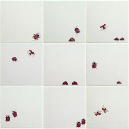 Frisiantiles Tegels lieveheersbeestjes 1-9