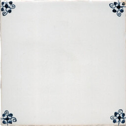 Frisiantiles Tegels met spin hoekmotief groot