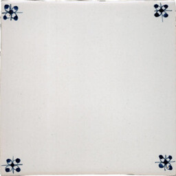 Frisiantiles Tegels met spin hoekmotief klein