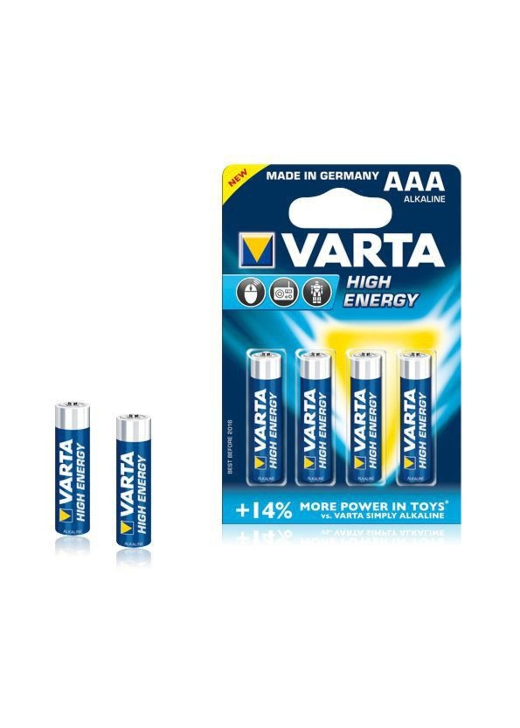 Varta Varta 4 stuks batterij AAA / LR03