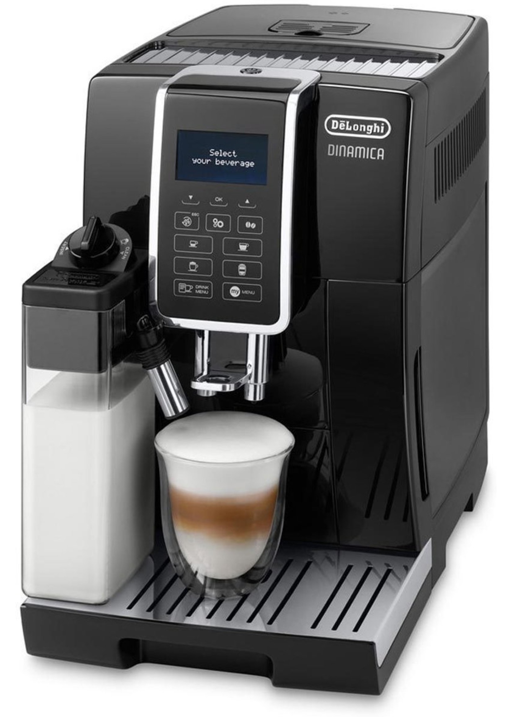 DeLonghi DeLonghi ECAM 350.55.B Dinamica Espressomachine Zwart