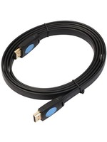 IIGLO HDMI kabel 1.8 meter - HDMI naar HDMI - Flat cable black line