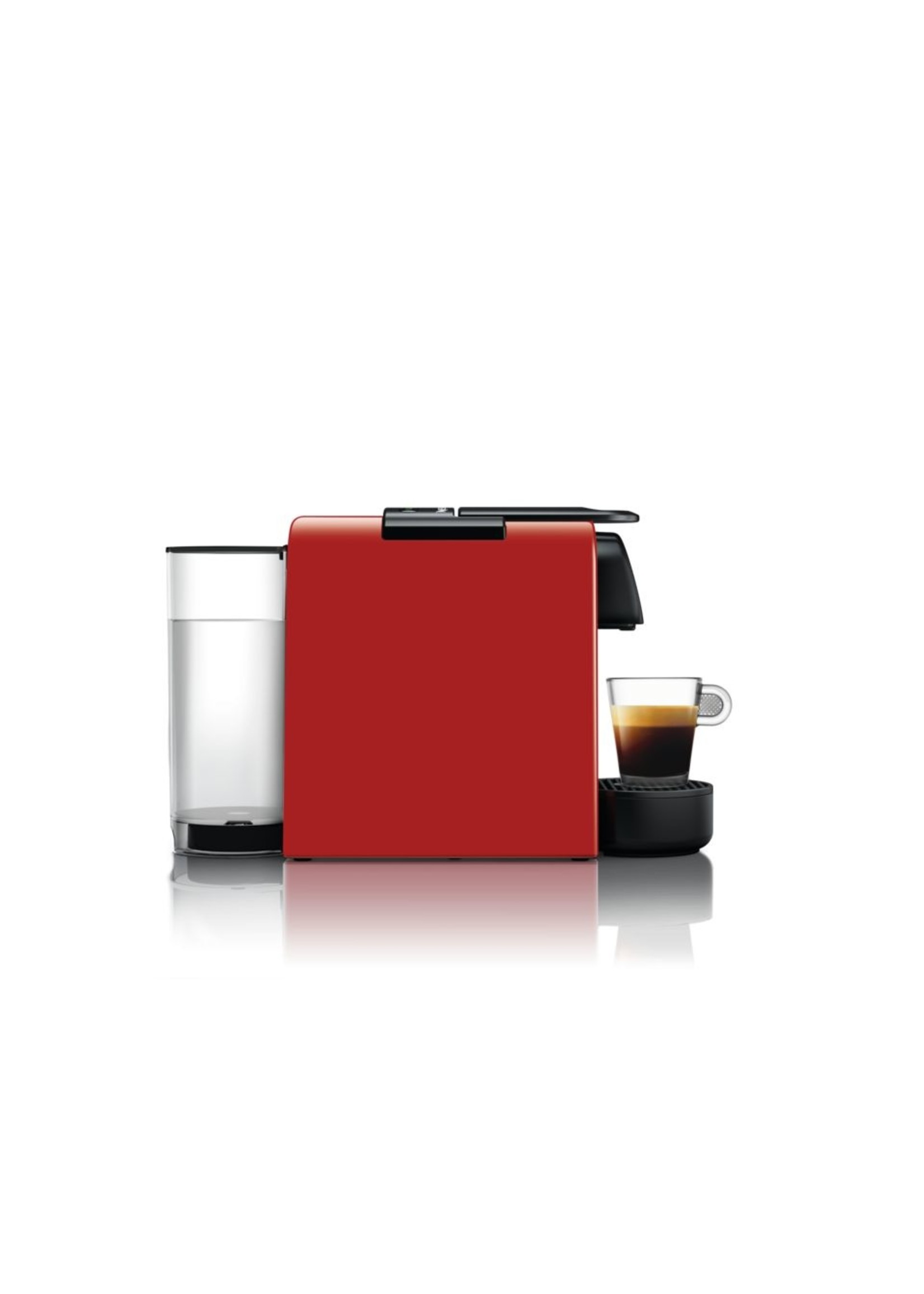 DeLonghi DeLonghi Essenza Mini EN 85.R Vrijstaand Volledig automatisch Koffiepadmachine 0.6l Zwart, Rood koffiepadapparaat