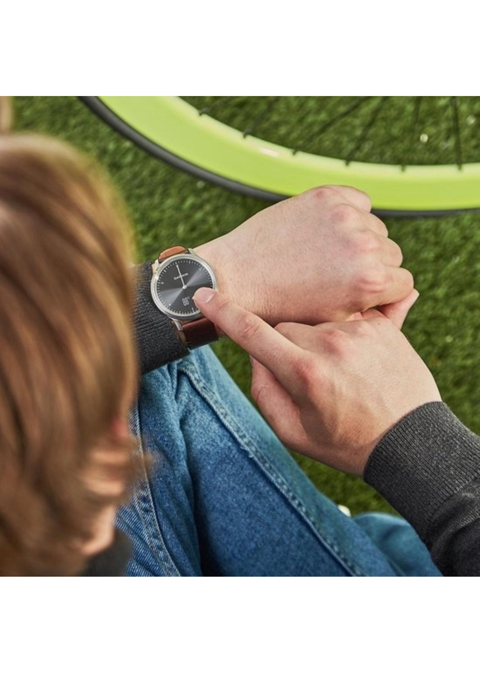 Garmin Vivomove HR Premium Hybrid Smartwatch - 43 mm - Bruin - Nextdeal B.V.