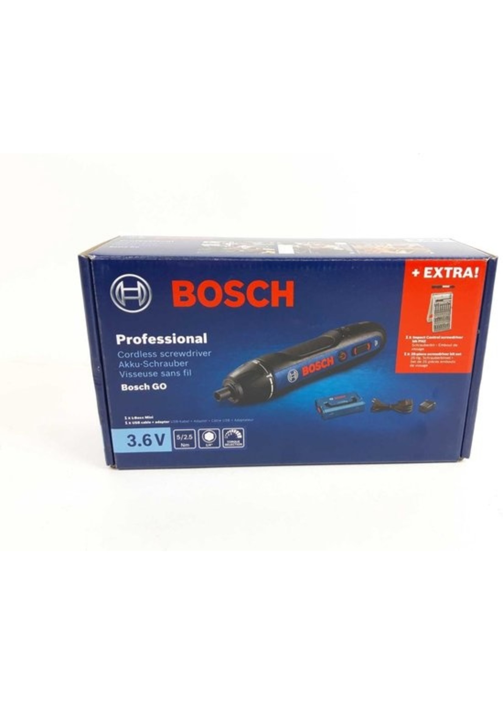 Bosch Bosch accu schroevendraaier - 3,6 V - inclusief 25-delige bitset
